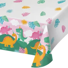 Pastel Dinosaur Paper Tablecover