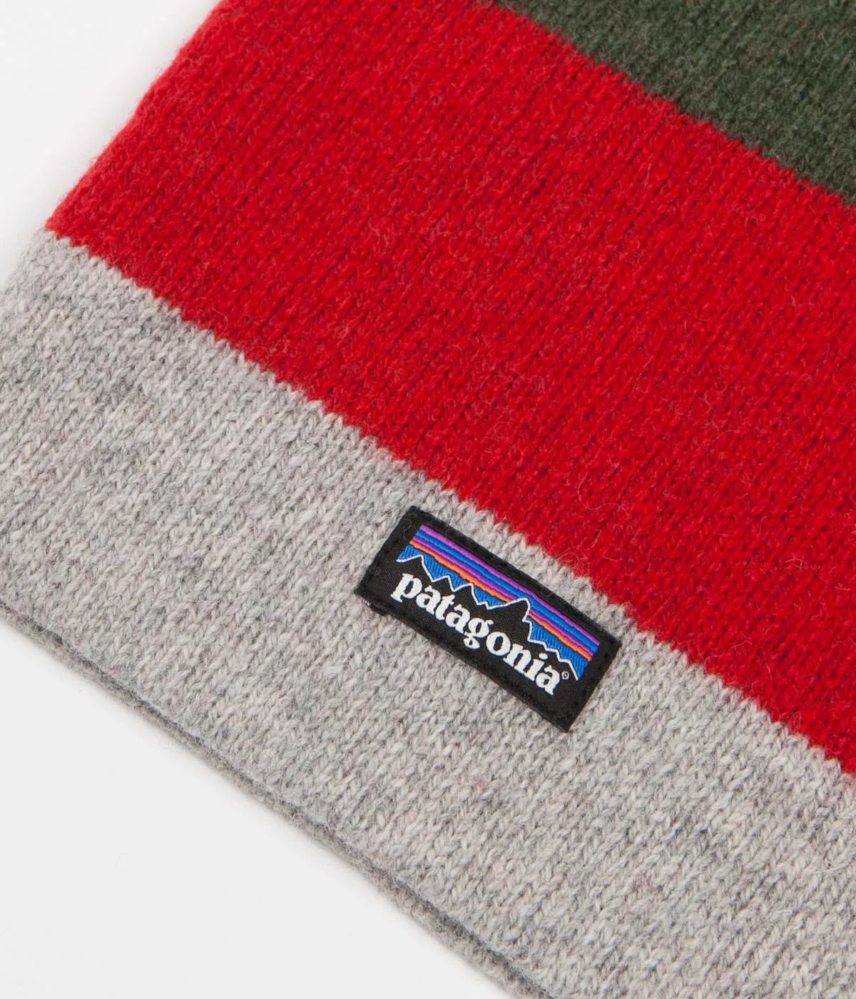 Patagonia Backslide Beanie - Sediment Stripe / Drifter Grey