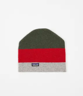 Patagonia Backslide Beanie - Sediment Stripe / Drifter Grey