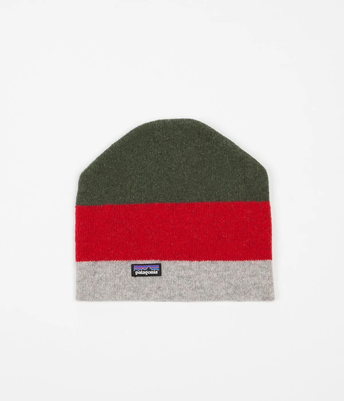 Patagonia Backslide Beanie - Sediment Stripe / Drifter Grey