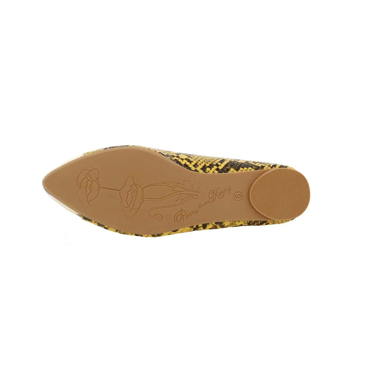 Penny Loves Kenny Nik Women Slip-on Shoe In Yellow Faux Snake