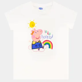 Peppa Pig T-shirt Hip Hip Hooray