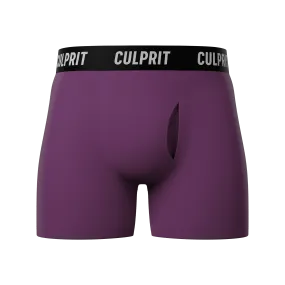 Plum 🟣 Boxer Briefs w/ fly