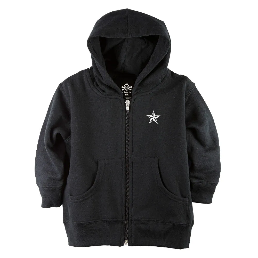 Punisher Skull Front Zipper Toddler Hoodie