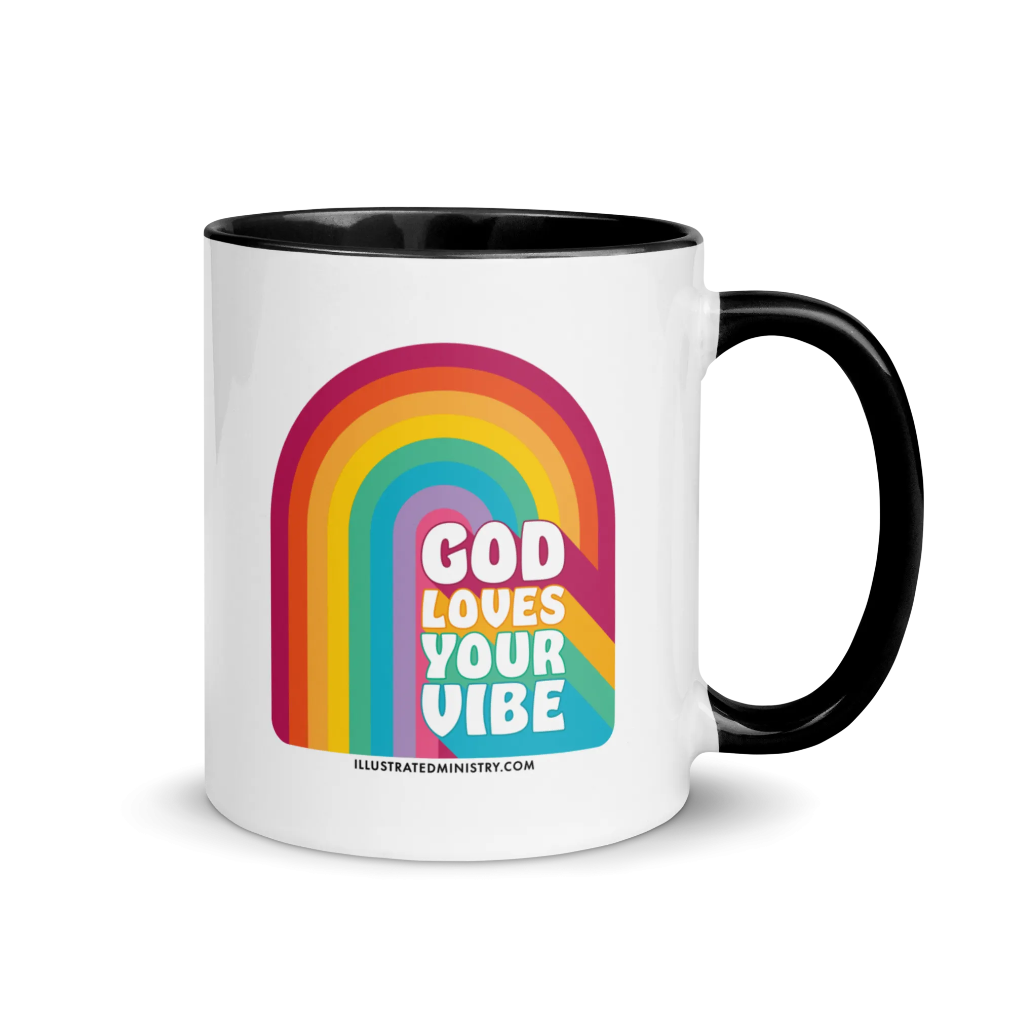 "God Loves Your Vibe" Mug