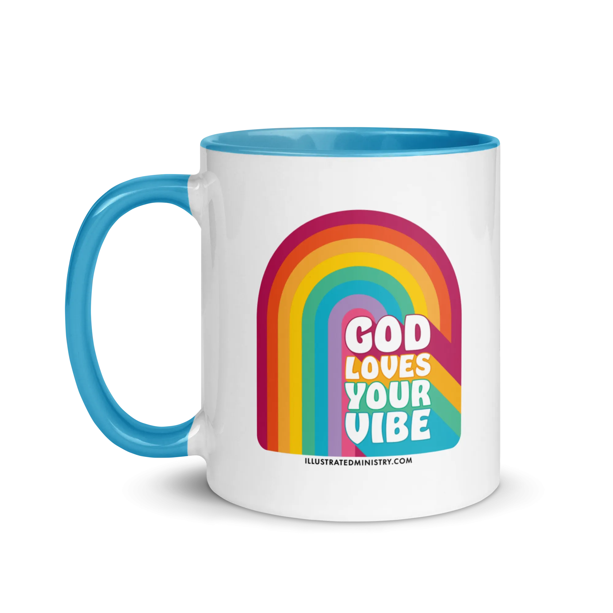 "God Loves Your Vibe" Mug