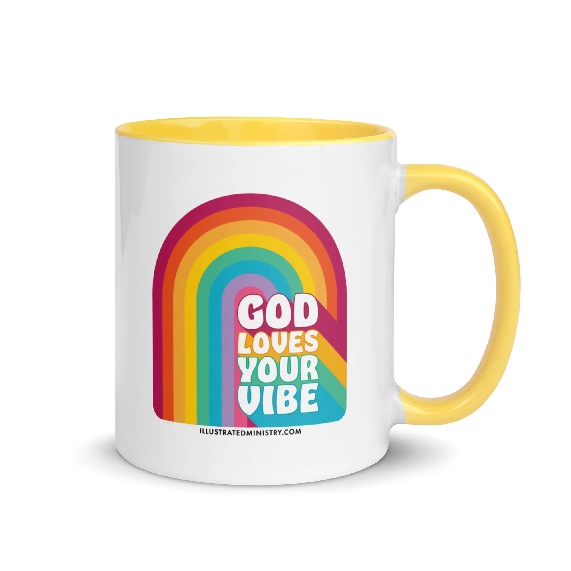 "God Loves Your Vibe" Mug