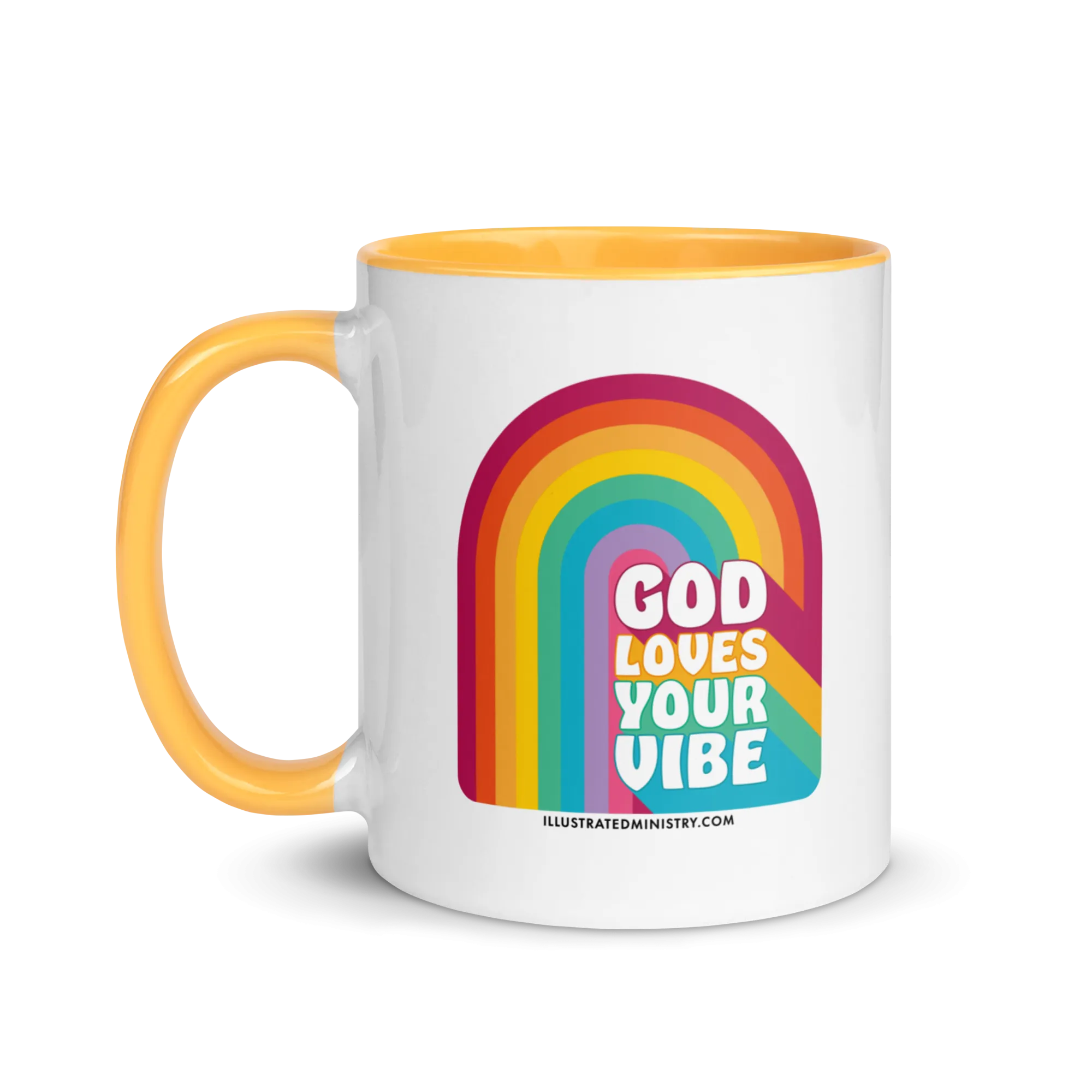 "God Loves Your Vibe" Mug