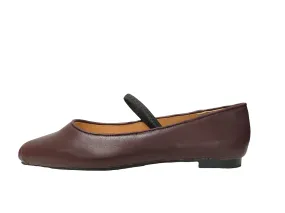 Ralph Migel  Plum Elastic Strap Slip On Sierra