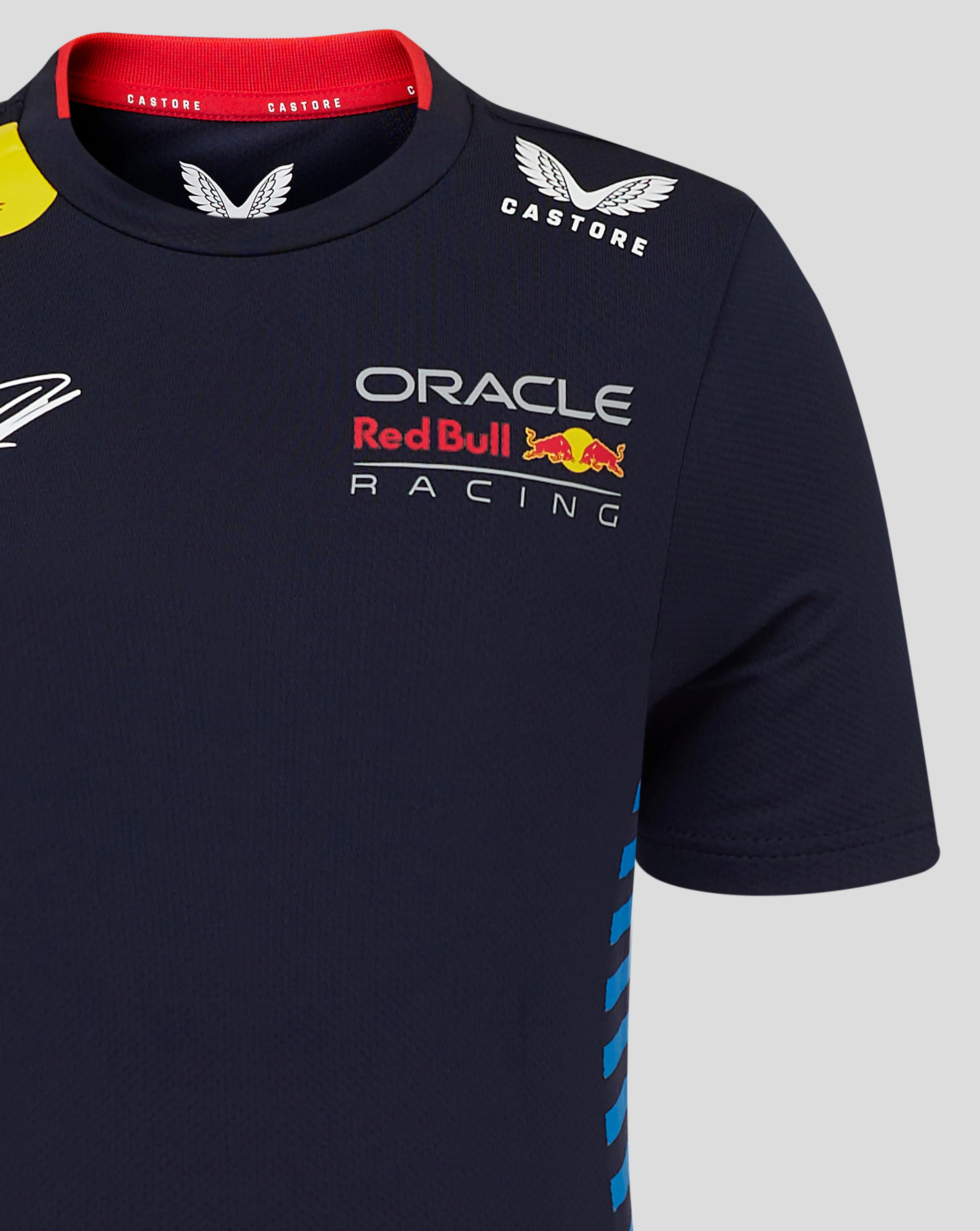 Red Bull t-shirt, Castore, Max Verstappen, kids, blue