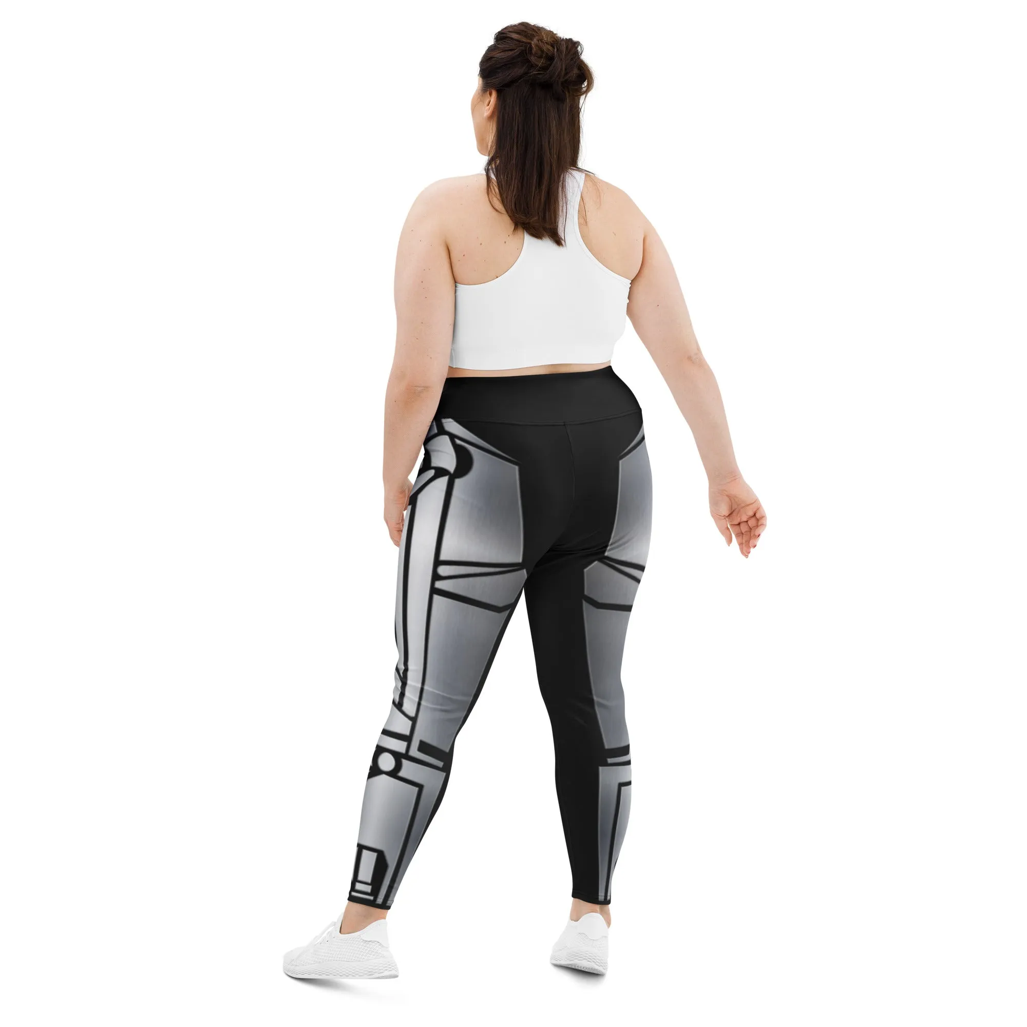 Robo Chic Armor Plus Size Leggings