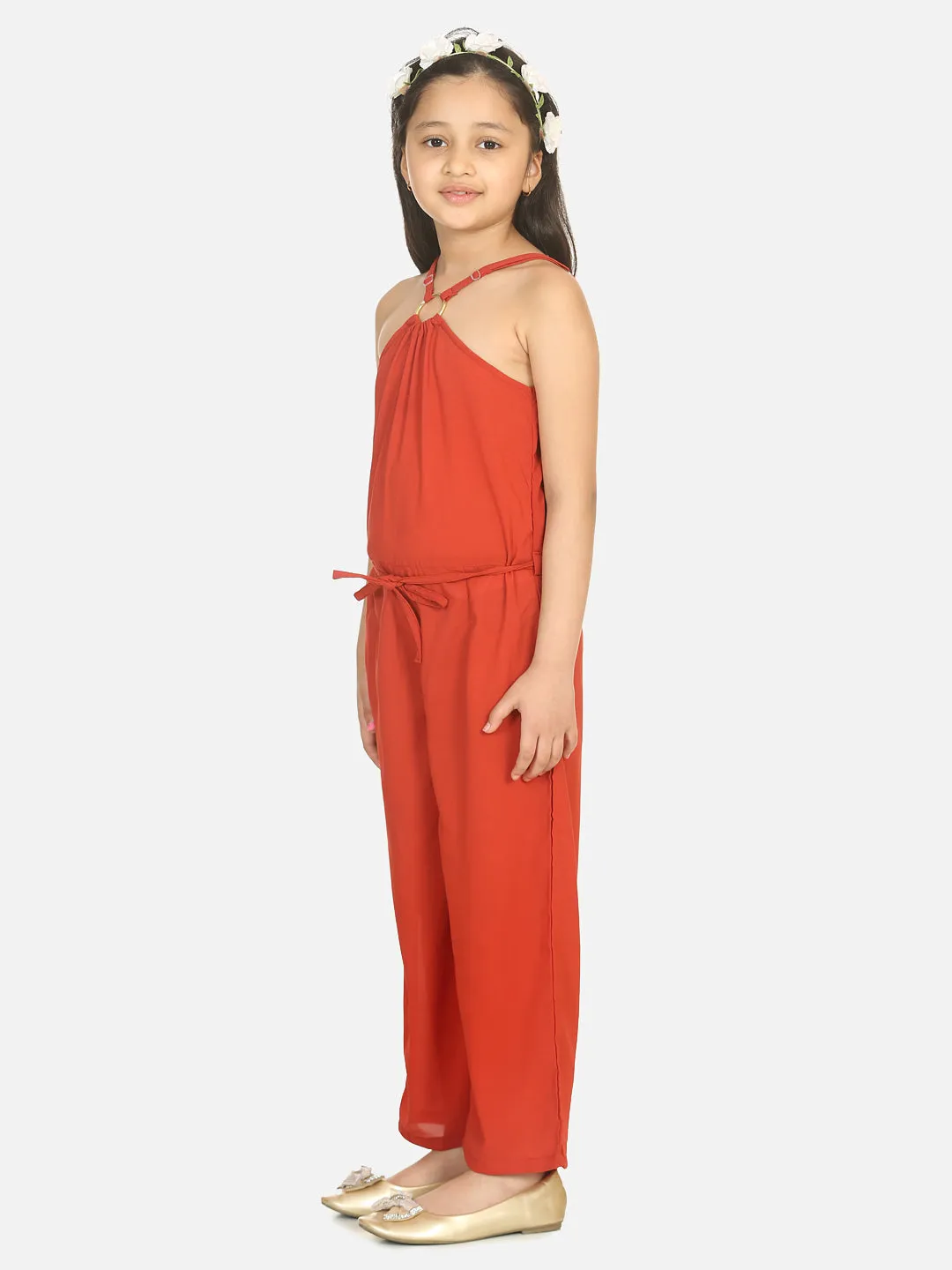 Rust Ring Design Full Jumpsuit