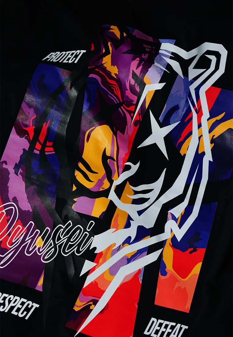 Ryusei Kaos Pria Defeat Black