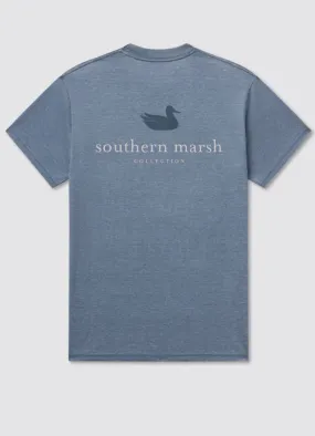 Seawash Tee Authentic in Slate by Southern Marsh
