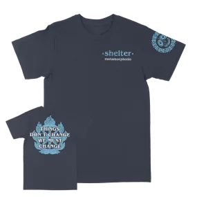 Shelter "Metamorphosis T-Shirt" Navy Blue T-Shirt
