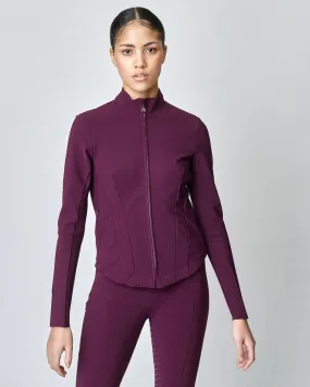Signature Riding Jacket Burgundy
