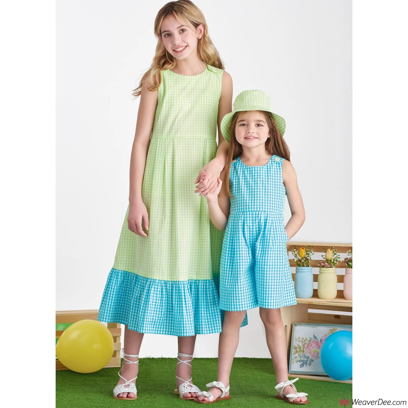 Simplicity Pattern S9617 Children's & Girls' Jumpsuit, Romper & Dress