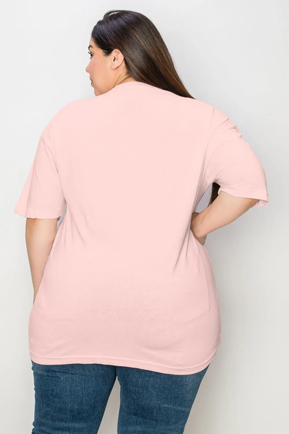 Simply Love Full Size Smile-Face Graphic T-Shirt