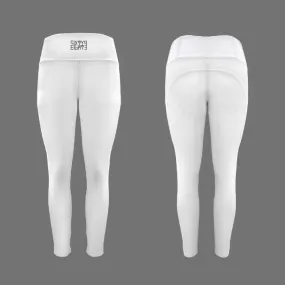 Sixty Eight 93 Logo Black High Waist Pockets Leggings
