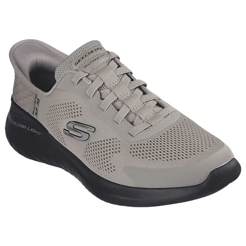 Skechers Men's Slip-In Trainers-  232459 - Taupe/Black
