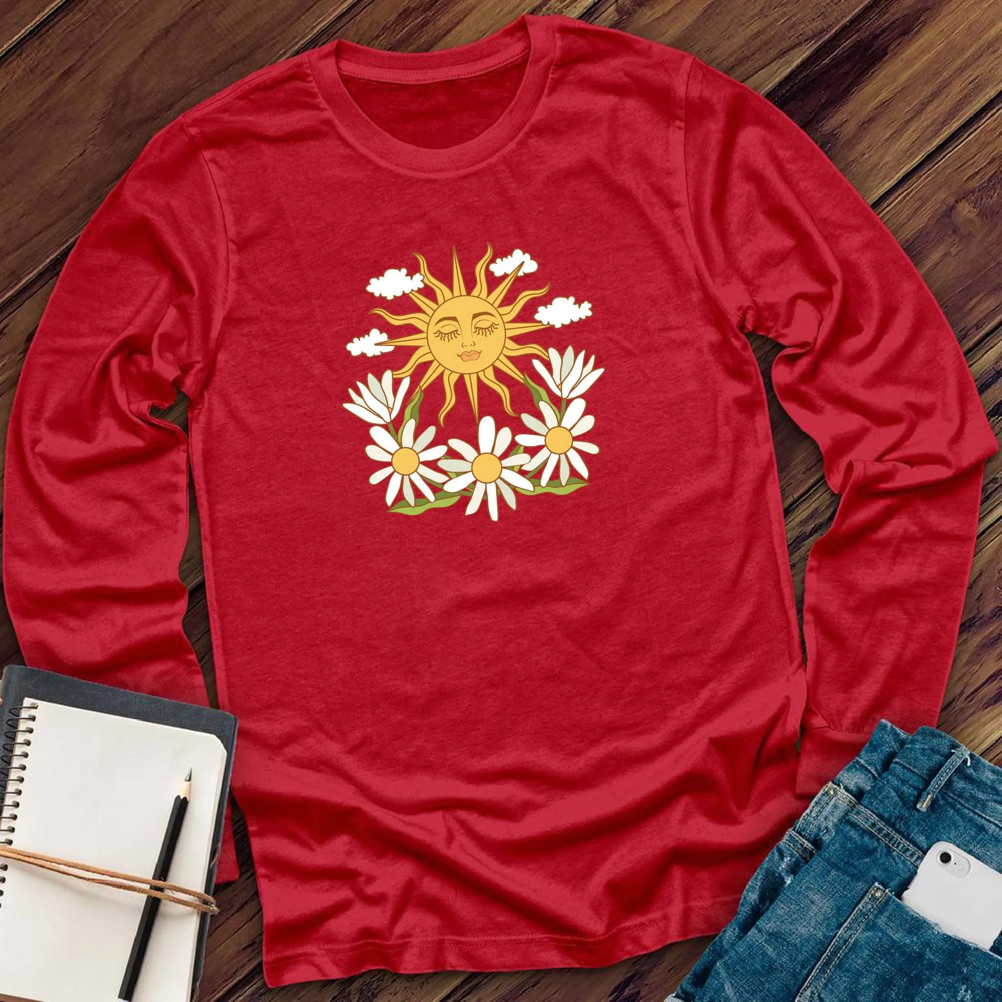 Smiling Daisy Sun Love Long Sleeve