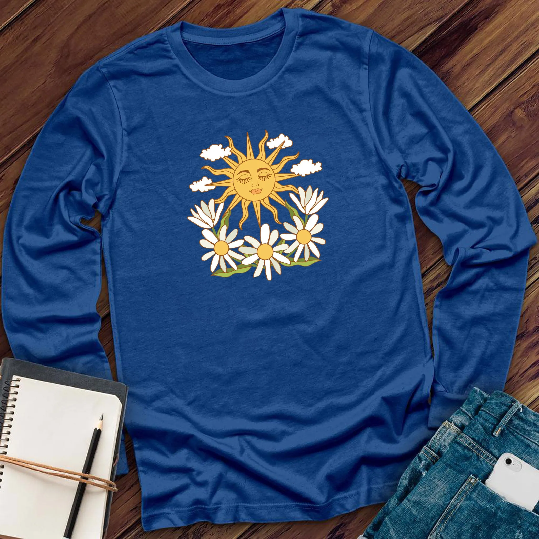 Smiling Daisy Sun Love Long Sleeve