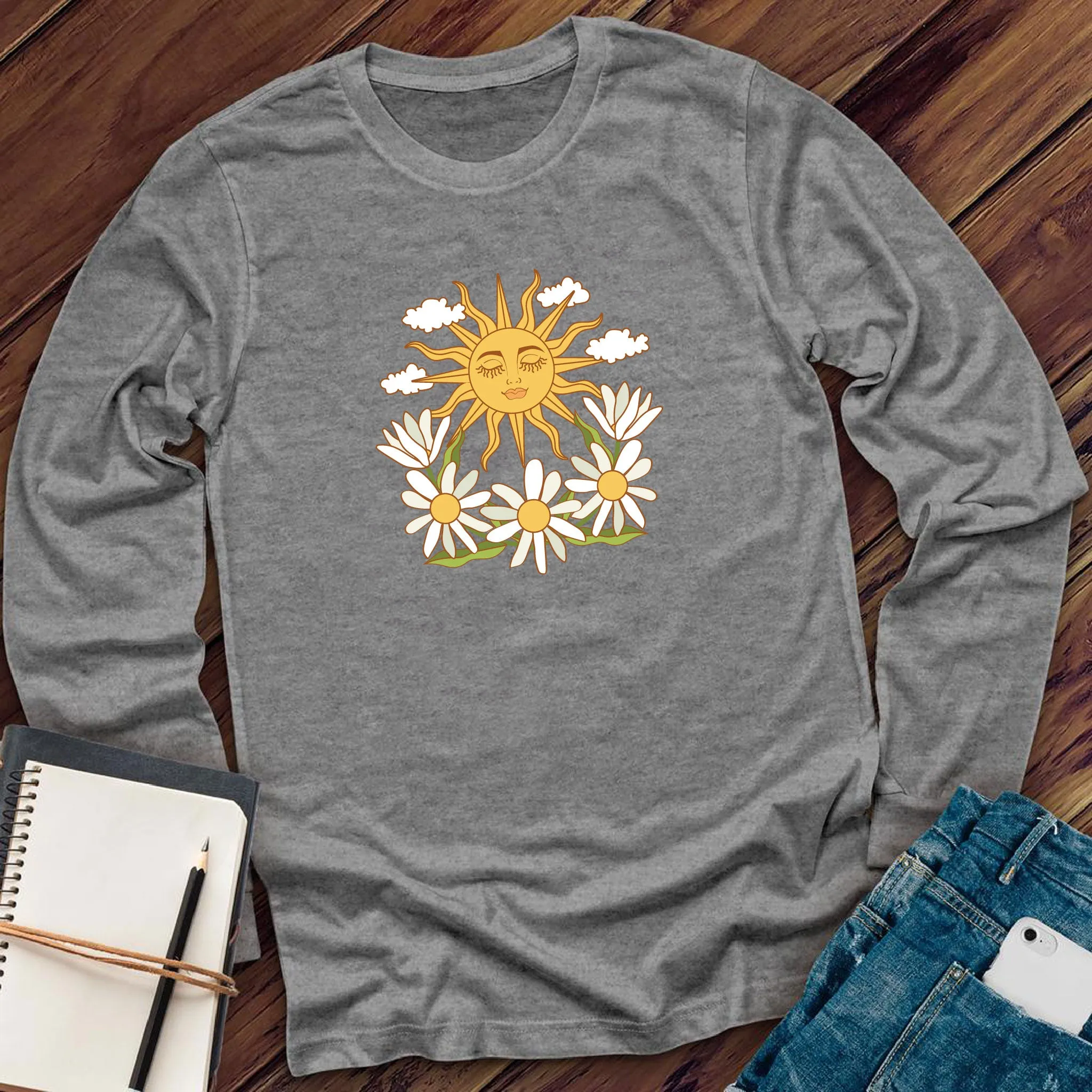 Smiling Daisy Sun Love Long Sleeve