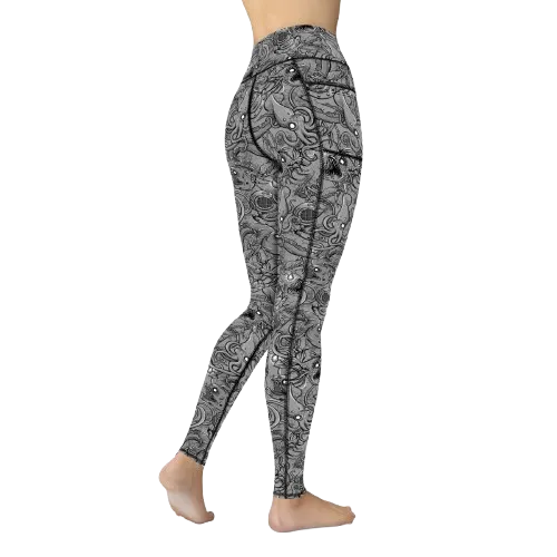 Spacefish Army Eco-Friendly Deep Sea Leggings