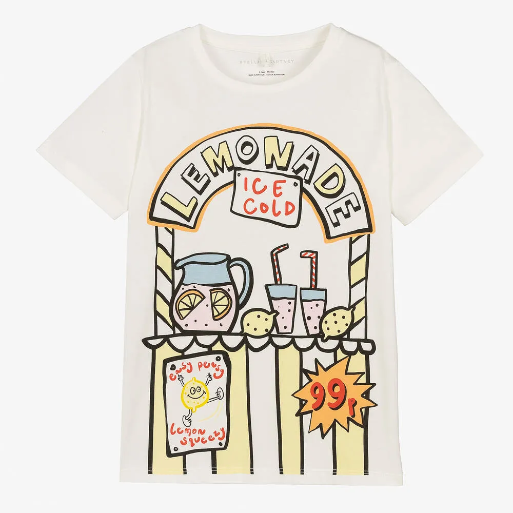 Stella McCartney Girls Lemonade Stand T-Shirt