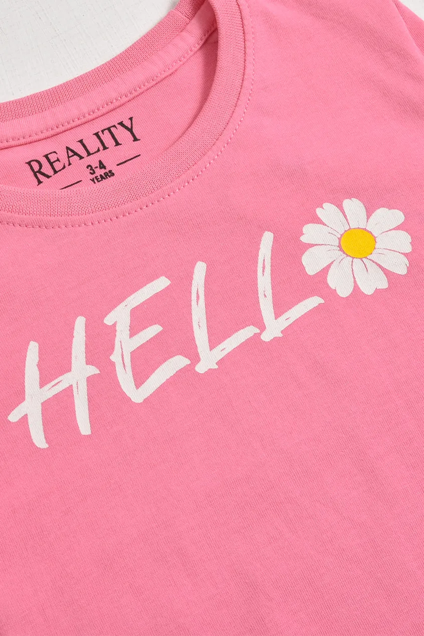 Sunflower Hello Tee