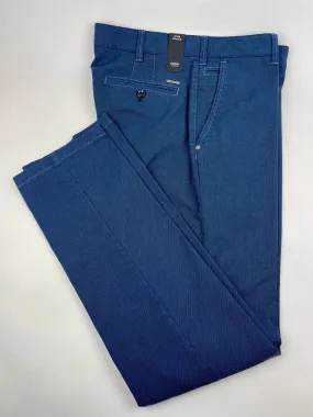 Sunwill Modern Fit Navy Nailhead Casual Pant