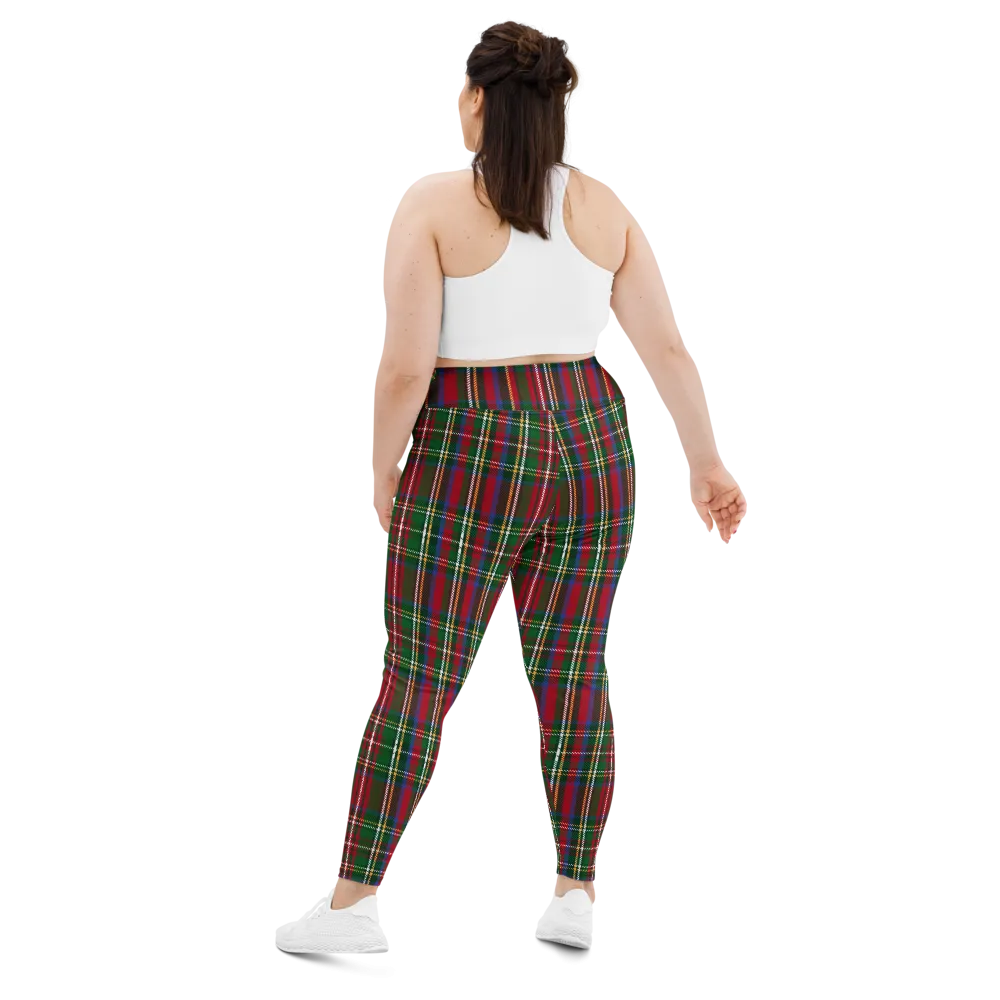 Tartan Christmas Plus Size Leggings