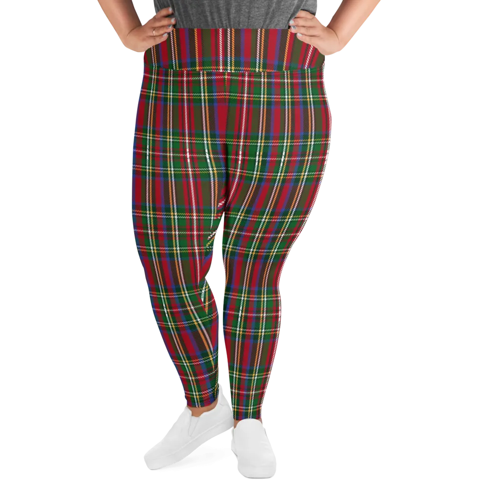 Tartan Christmas Plus Size Leggings