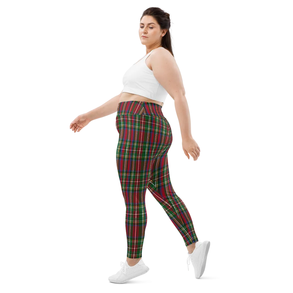 Tartan Christmas Plus Size Leggings
