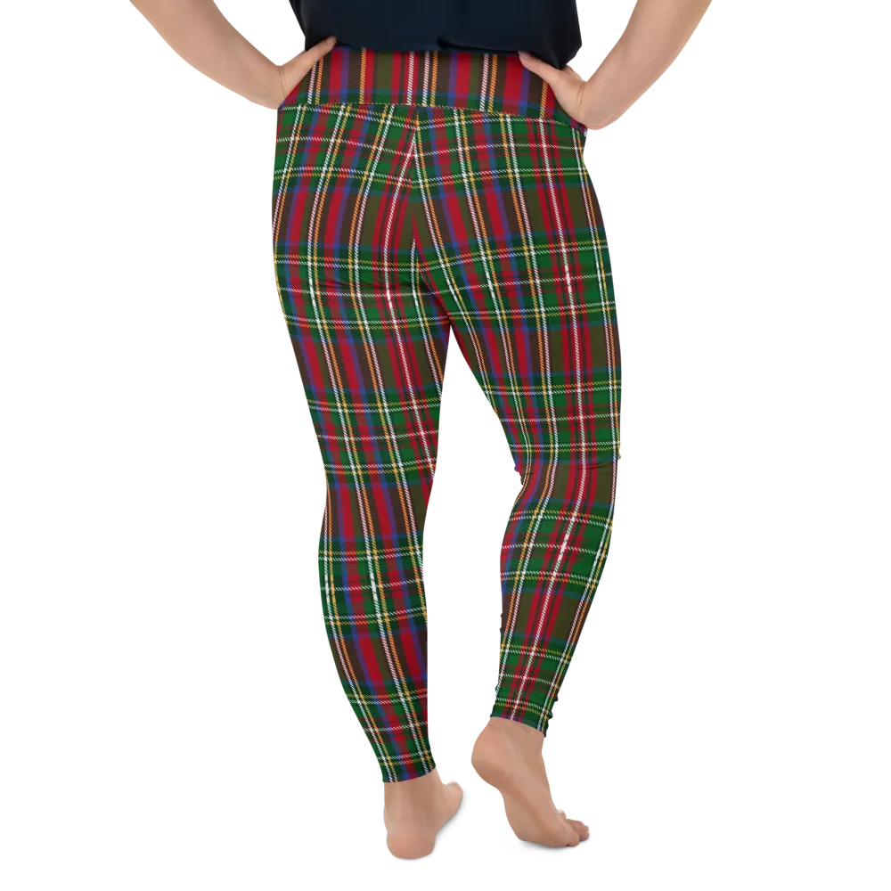 Tartan Christmas Plus Size Leggings