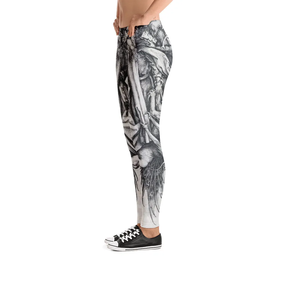 The Temptation of St. Anthony Dark Art Leggings