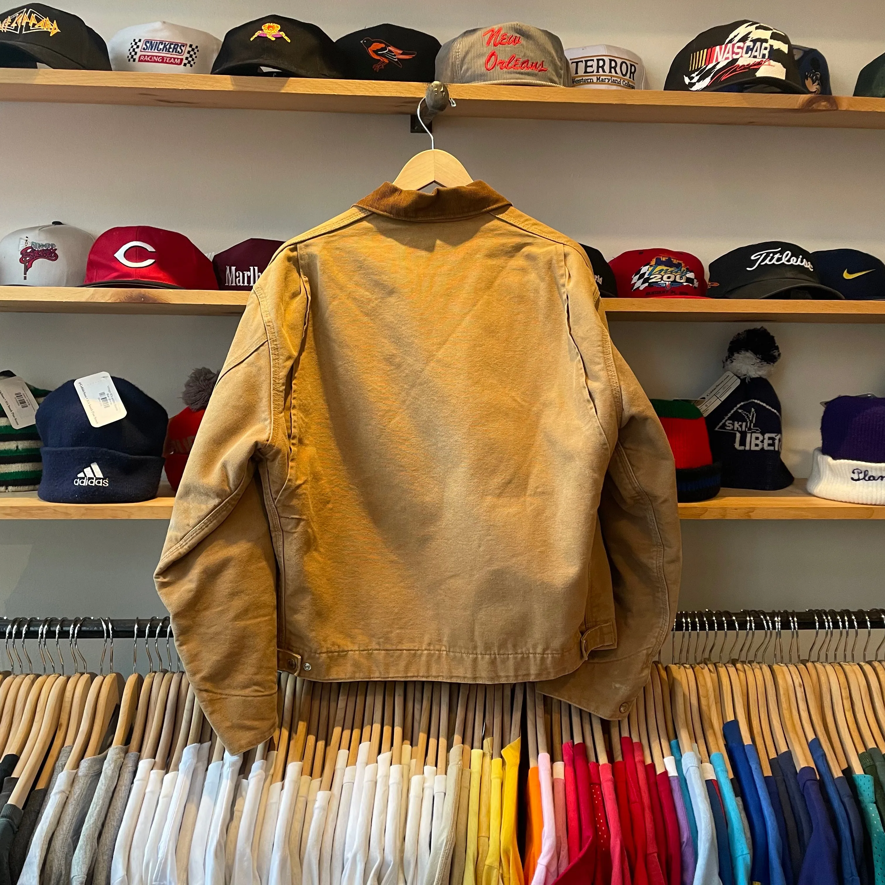 Vintage 1989 Carhartt Canvas Blanket Lined Detroit Jacket