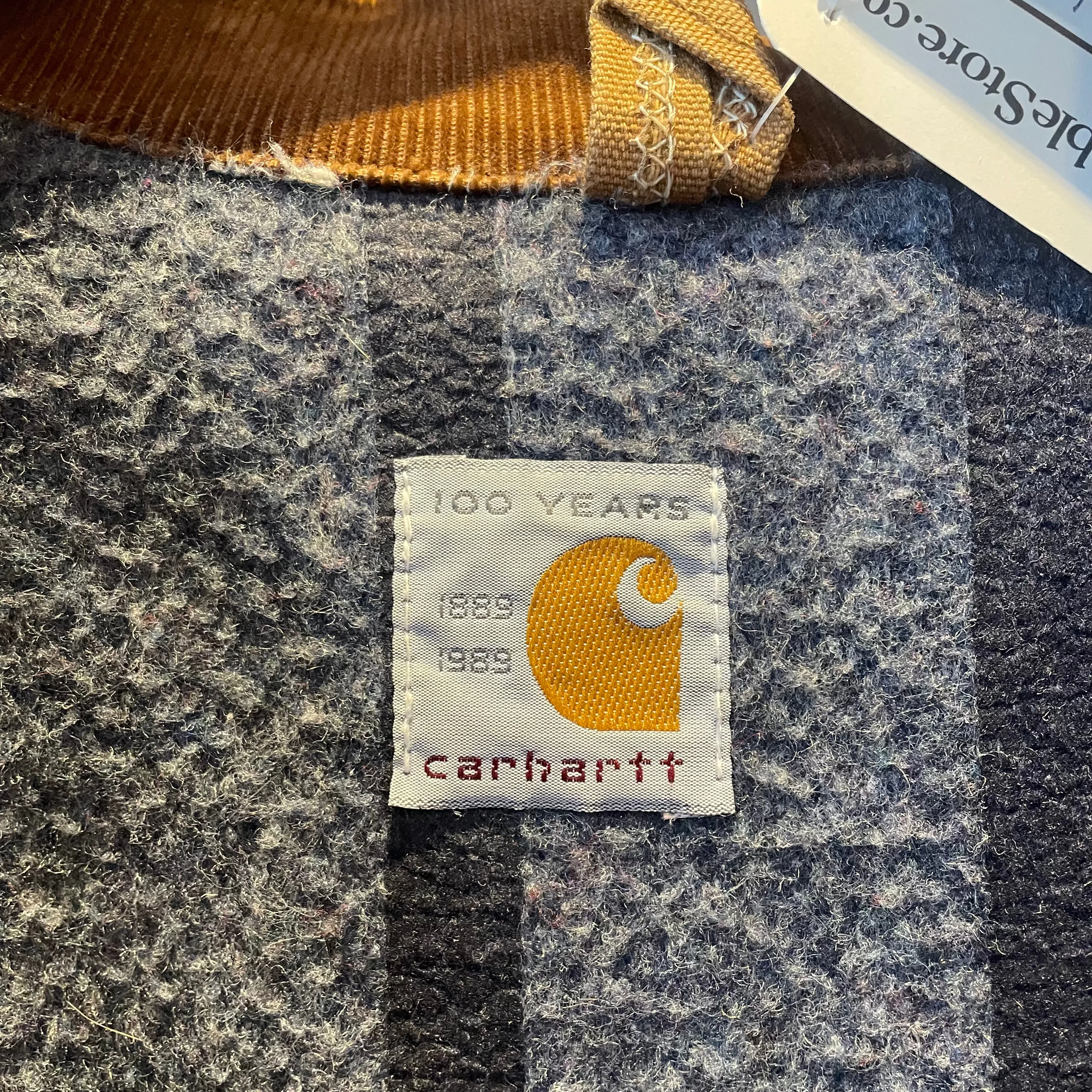 Vintage 1989 Carhartt Canvas Blanket Lined Detroit Jacket