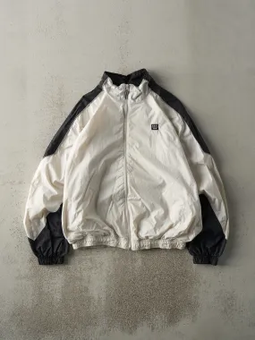 Vintage Y2K White & Black Wilson Track Jacket (M)