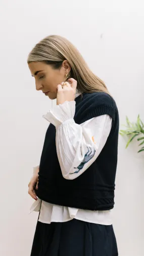 West Vest in Navy Blue