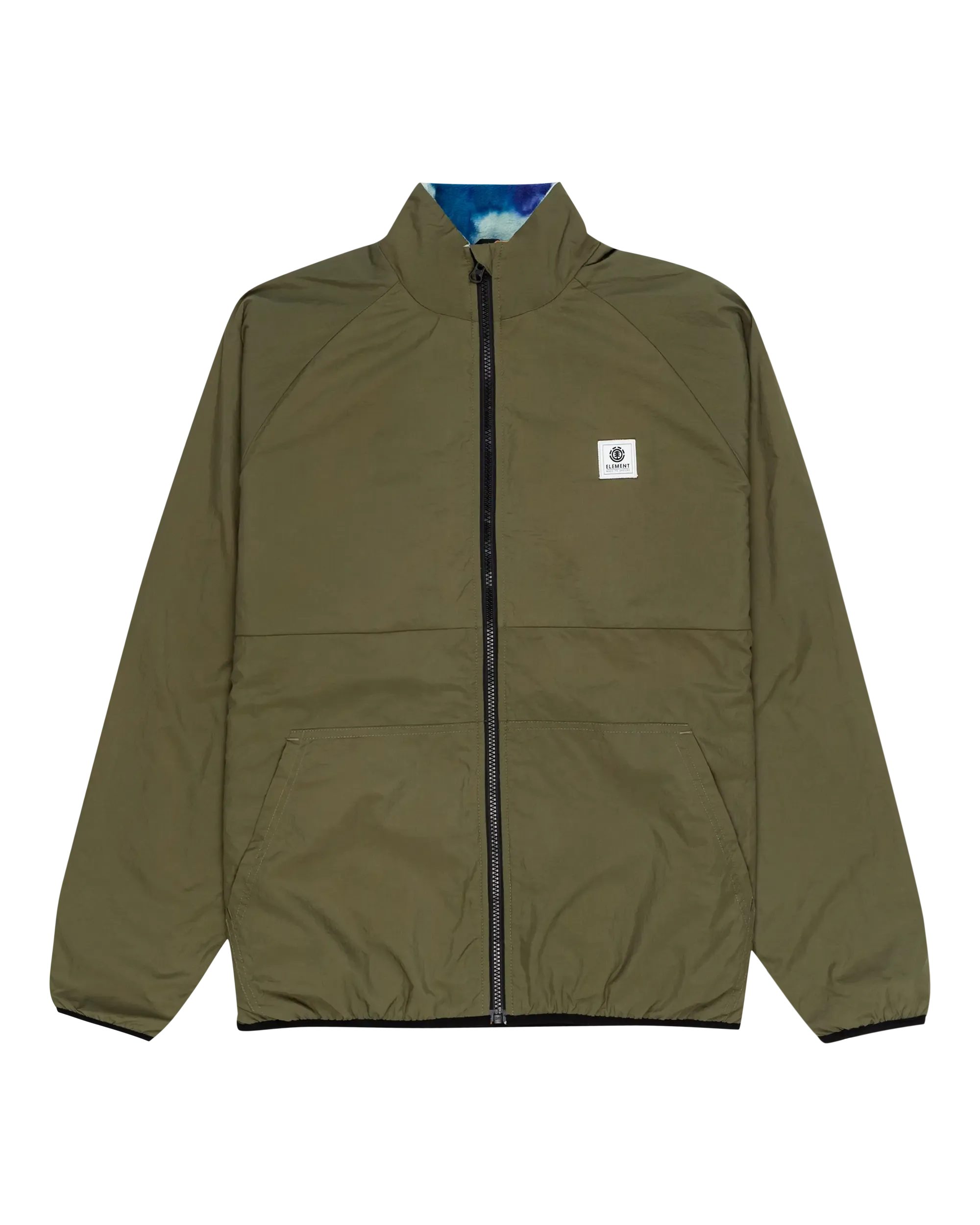 Wolfe Track Reversible Light Jacket in Dark Magma