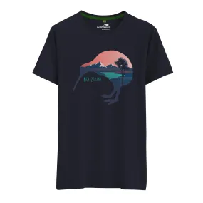 Womens New Zealand T Shirt - Kiwi Mountains