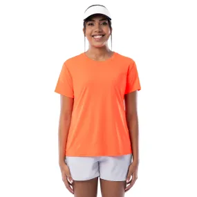 Women's Orange Training T-Shirt