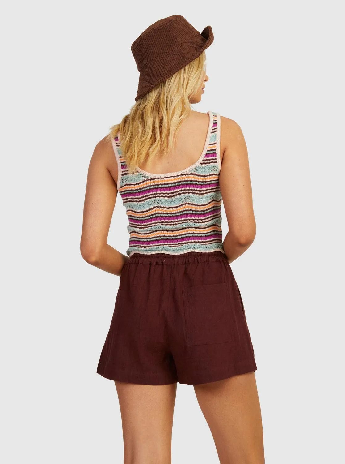 Womens Sailing Flow Knitted Vest Top