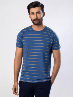 Yellow Stripes Short Sleeve T-Shirt