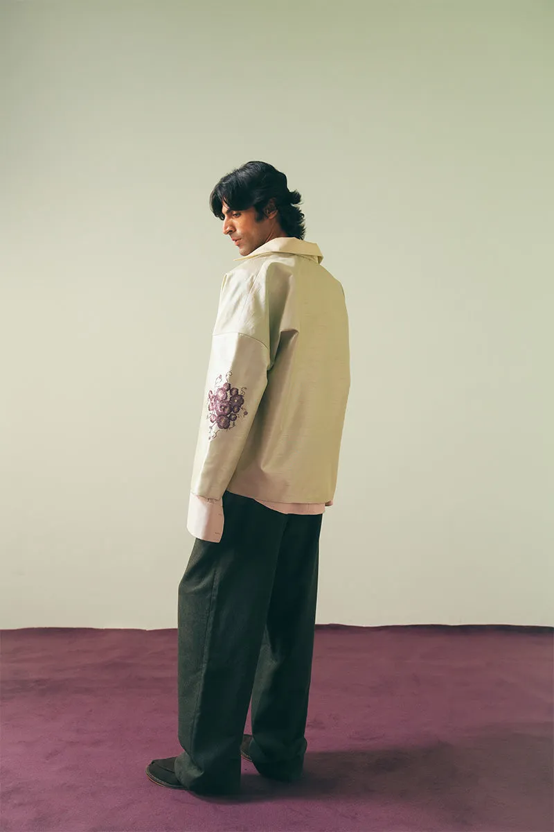 Zarine Embroidered Shacket (Men)